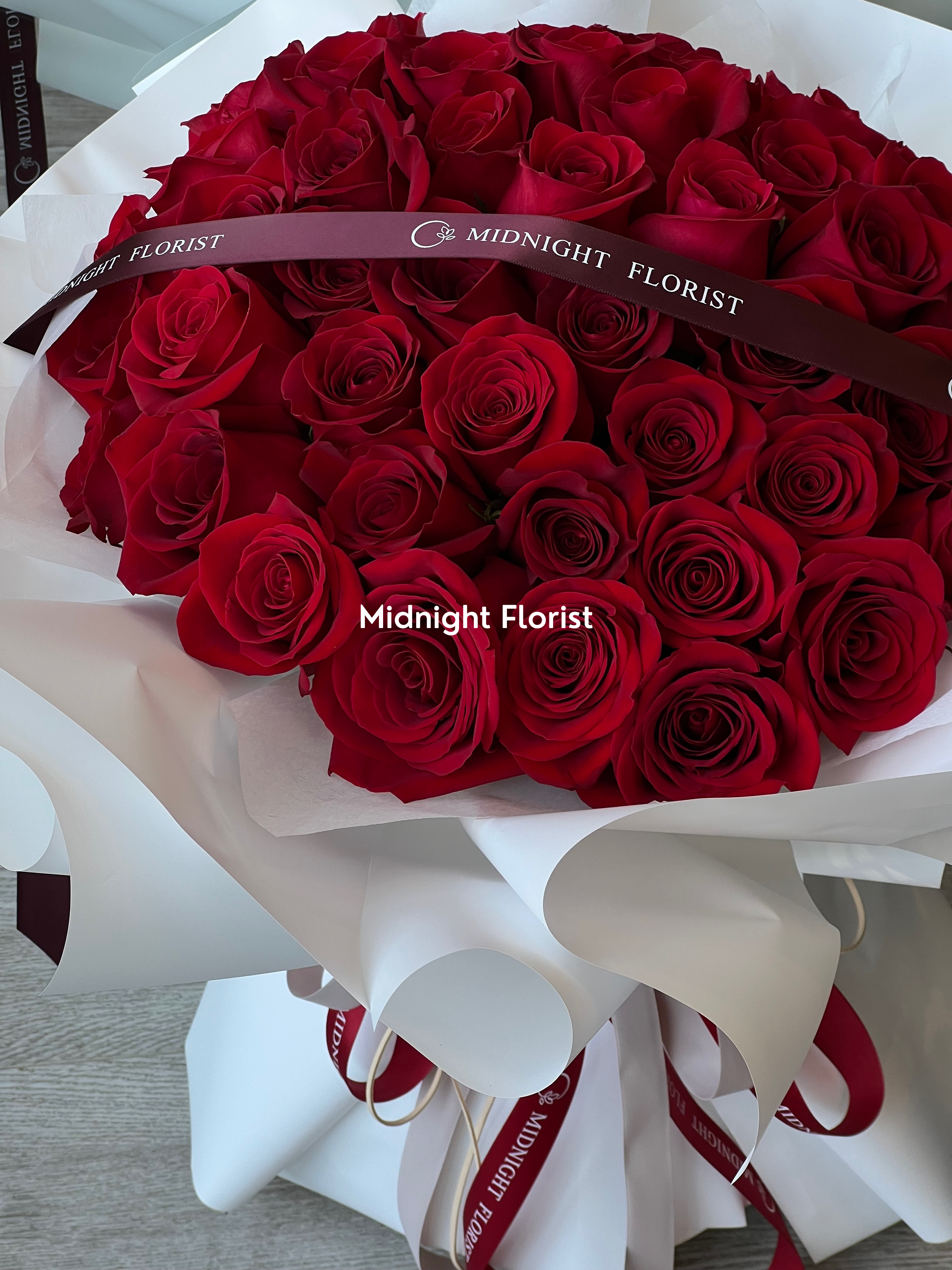 Crimson Passion (50 Roses)