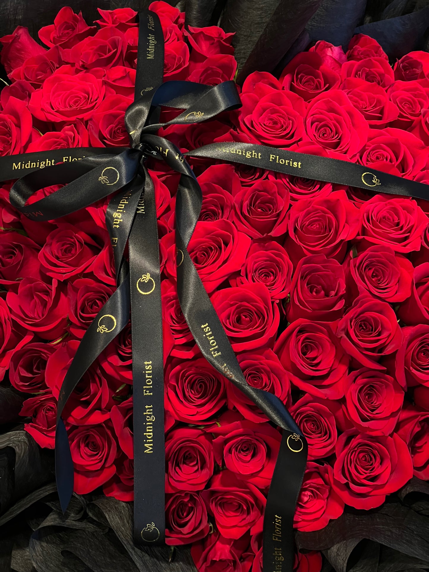 99 Red Roses Heart Bouquet