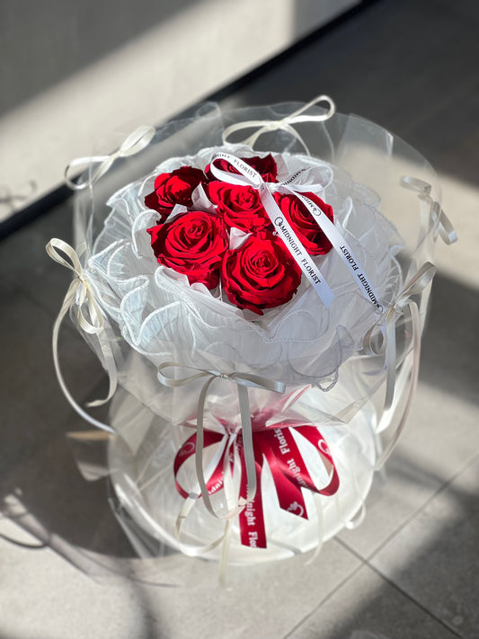 Preserved Rose - Red Rose Bouquet