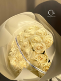 Ivory Splendor (12/24 roses)